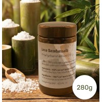 Lava-Bambussalz 9-mal gebrannt aktiviert (Original) 280g 