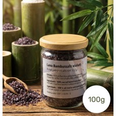 Lava Bambussalz violett 9-mal gebrannt aktiviert 100g